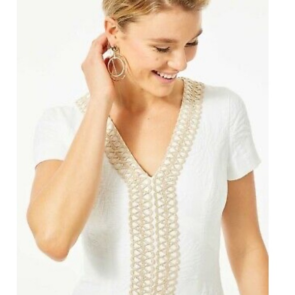 Host Pick NWT Lilly Pulitzer Arie Stretch Shift Dress - Picture 3 of 9